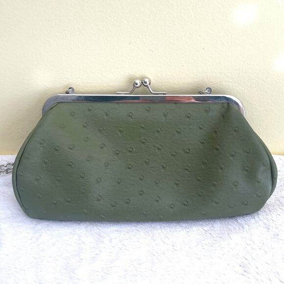 Vintage Bijoux Terner Faux Ostrich Ball Claspe Chain Strap Handbag, Shoulder Bag - Picture 2 of 16